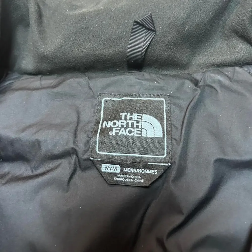The North Face 550 Vintage Y2k Black Nylon Goose Down Puffer Vest Jacket Medium